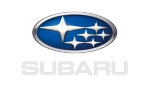 Subaru logo: blue oval with six silver stars and the word Subaru beneath it